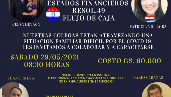 Taller Solidario Estados Financieros Res. 49 y Flujo de Caja 29-05-21